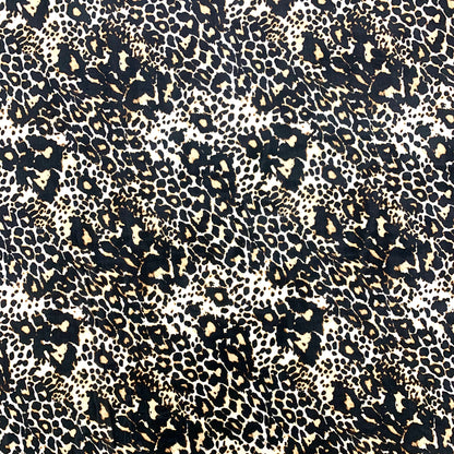 Printed Chiffon Leopard Print