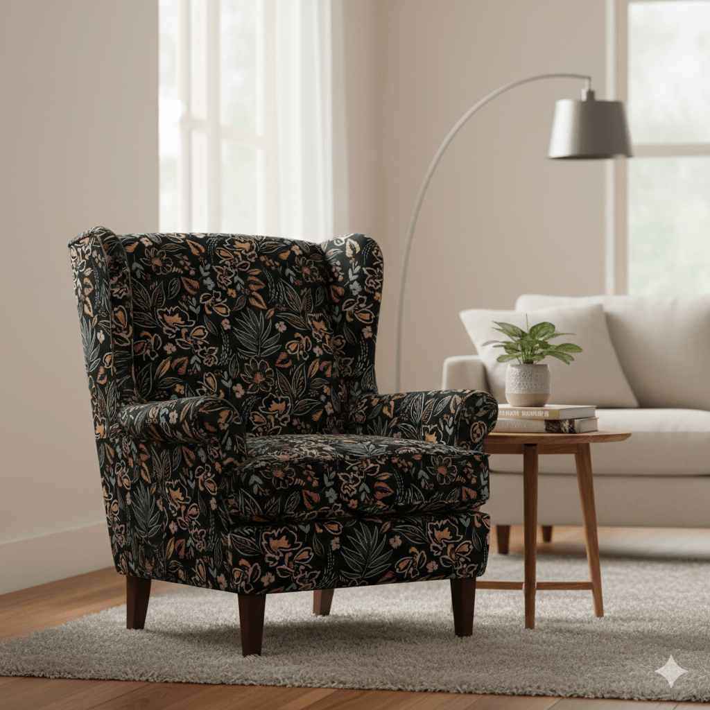 Printed Velvet Modern Floral - Ragland Fabrics