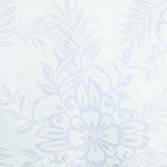 Burn - Out Knit White - Ragland Fabrics