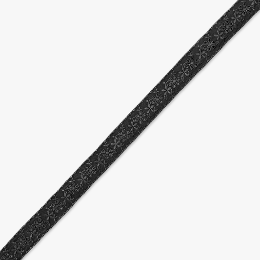 Lace Anglaise Black (NYA45C) - Ragland Fabrics