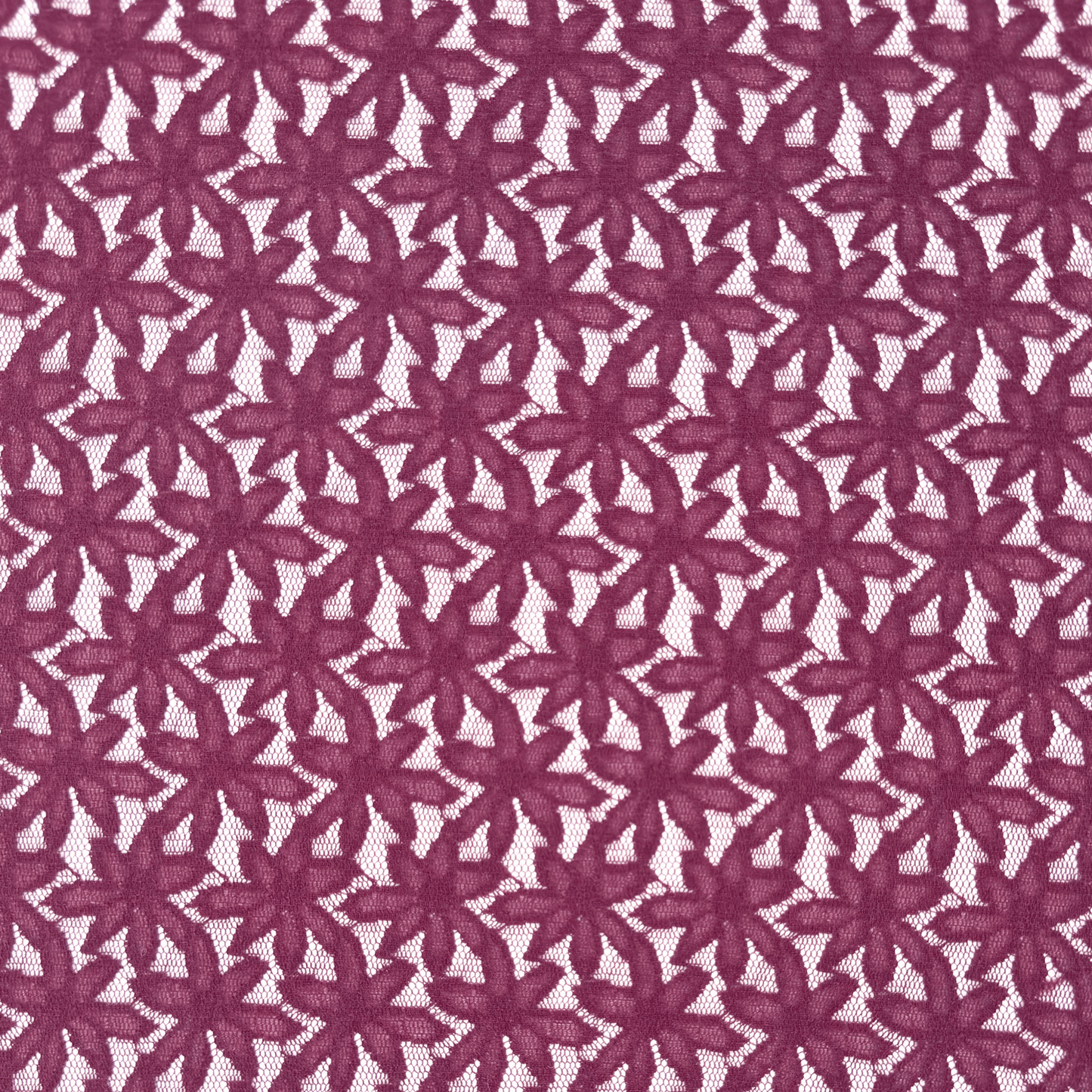 Lace Fabric Maroon Flower - Discontinued - Ragland Fabrics
