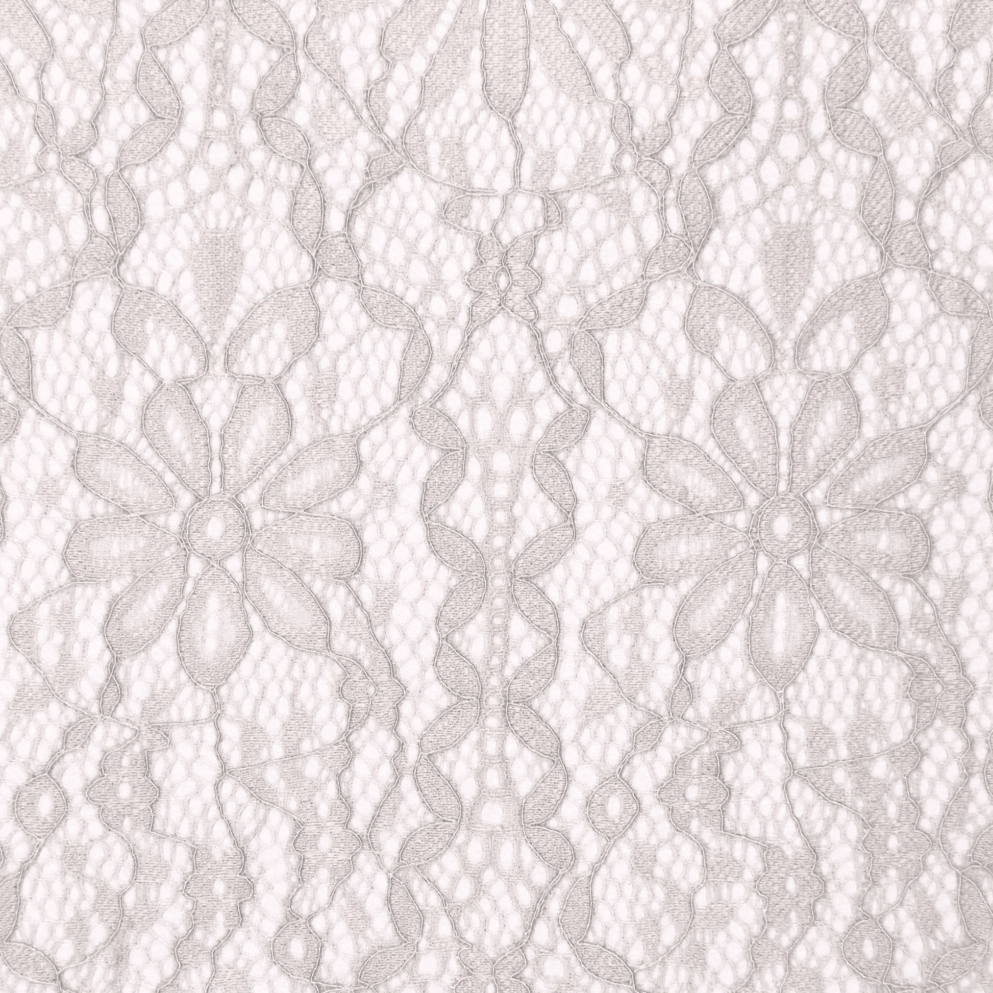 Lace Fabric Grey Flower - Discontinued - Ragland Fabrics