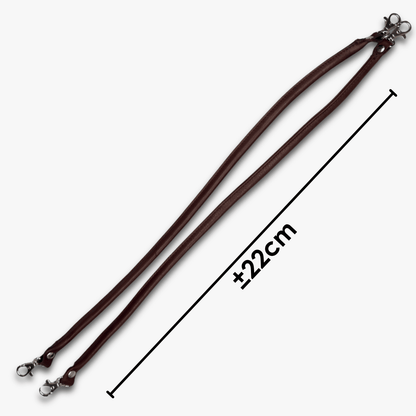 Leather Bag Handles (Pair) - Ragland Fabrics