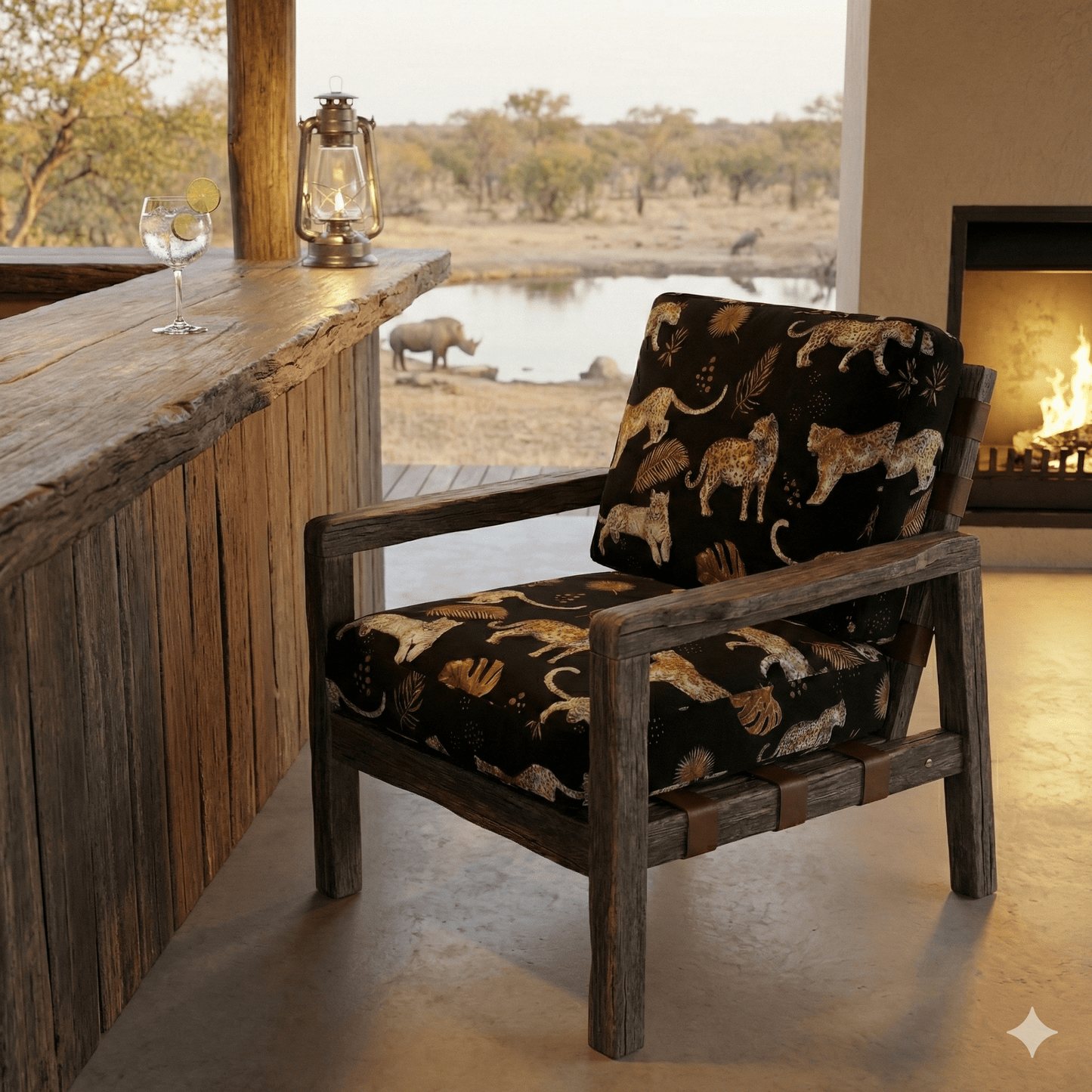 Printed Velvet Leopard Leaf - Ragland Fabrics