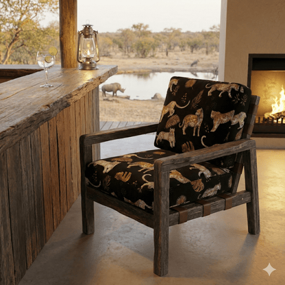 Printed Velvet Leopard Leaf - Ragland Fabrics