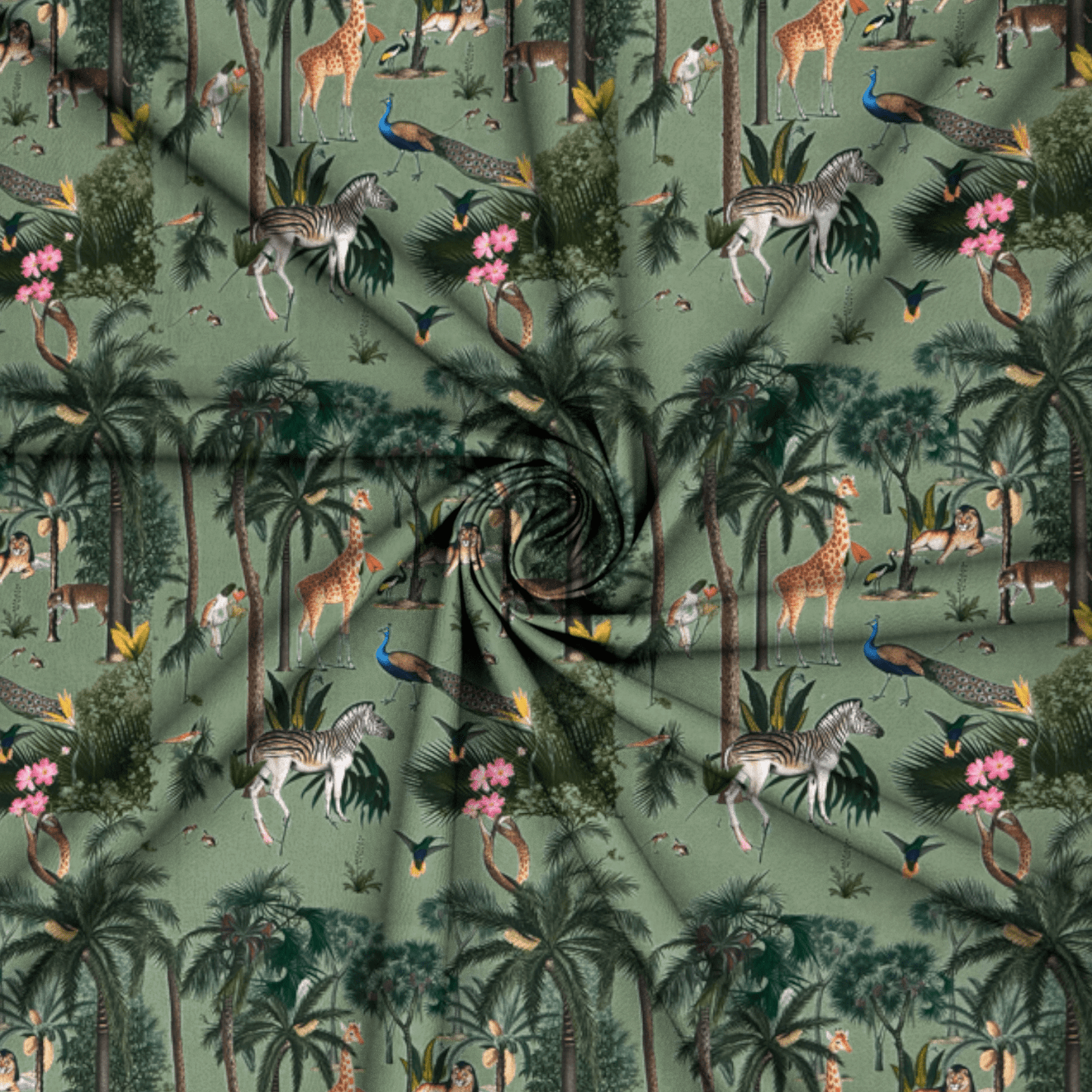 Marbella Outdoor Green Safari - Ragland Fabrics