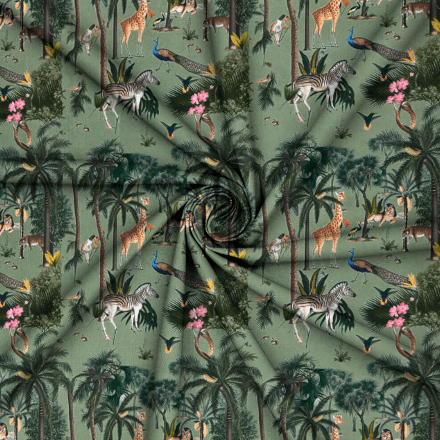 Marbella Outdoor Green Safari - Ragland Fabrics