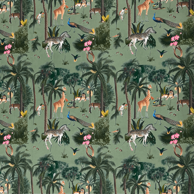 Marbella Outdoor Green Safari - Ragland Fabrics