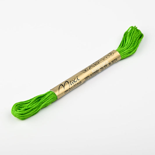 Hand Embroidery Thread Neon Green