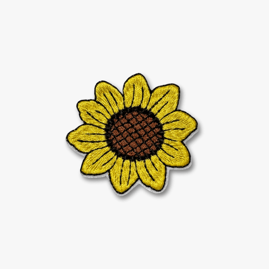 Motif Iron On Badge - SUNFLOWER - Ragland Fabrics