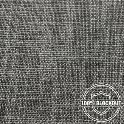 Orient Linen Look Curtaining Wild Dove - Ragland Fabrics