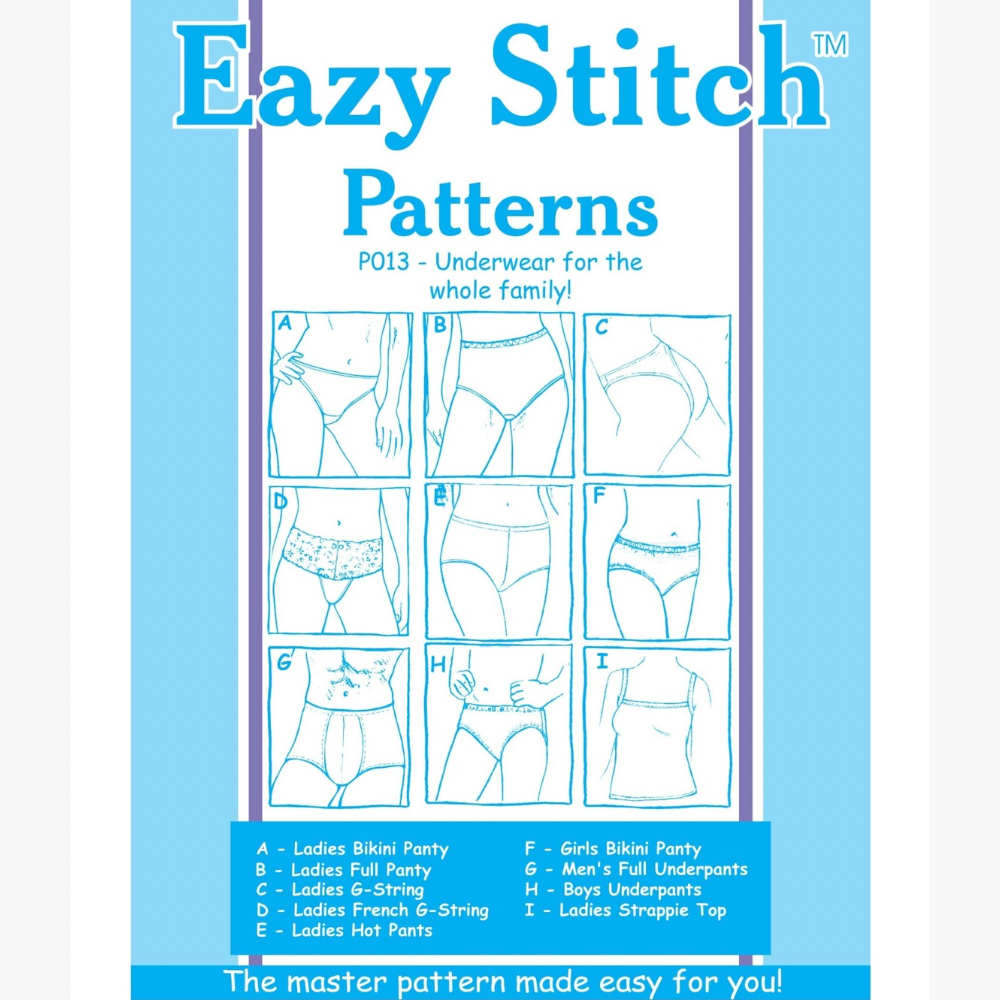 Eazy Stitch Patterns | Underwear for the Whole Family