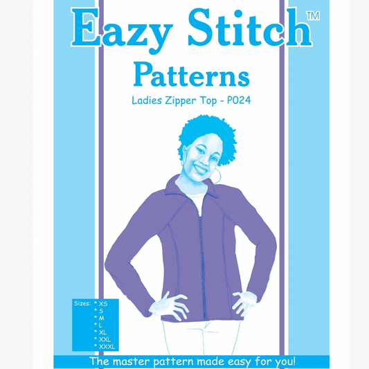 Eazy Stitch Patterns | Ladies Zipper Top