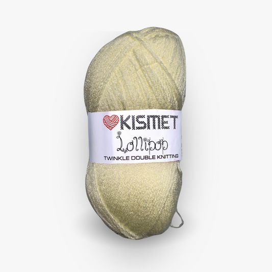 Lollipop Twinkle Dbl Knit Cream #21