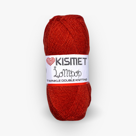 Lollipop Twinkle Dbl Knit Rust #56