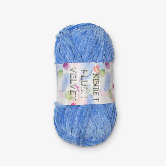 Plush Velvet Azure Blue Col.17