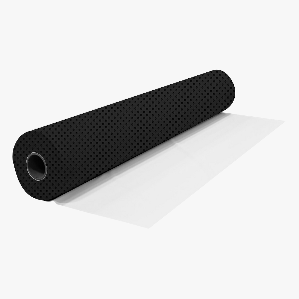 Anti Tear Vinyl Black Perforated - Ragland Fabrics