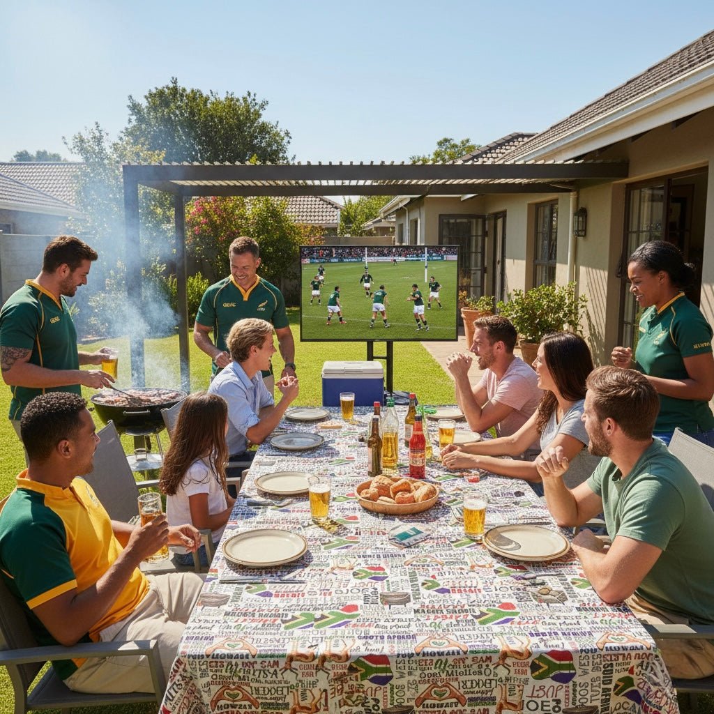 Printed Vinyl Afrikaans Praat - Ragland Fabrics