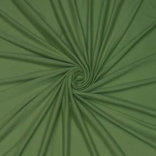 Cotton Knit Plain Fern Green