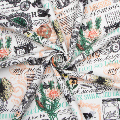 Cotton Canvas Printed Col 1