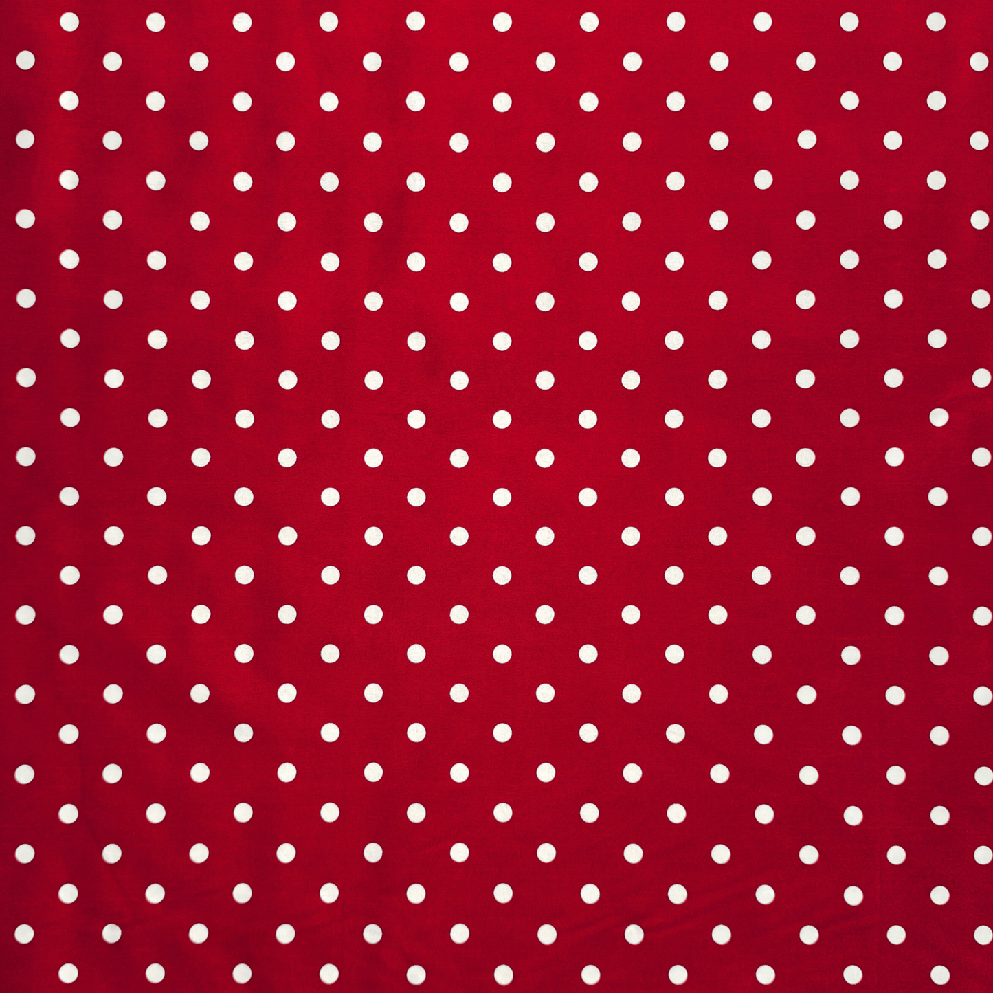 Printed Poly Cotton Spotty Red - Ragland Fabrics