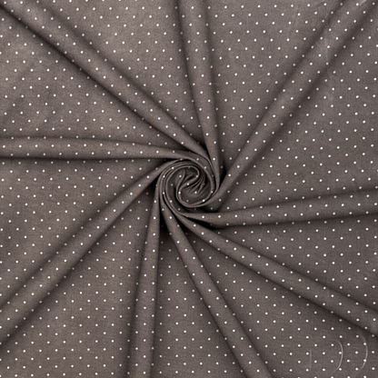 Printed Poly Cotton Quilty Brown - Ragland Fabrics