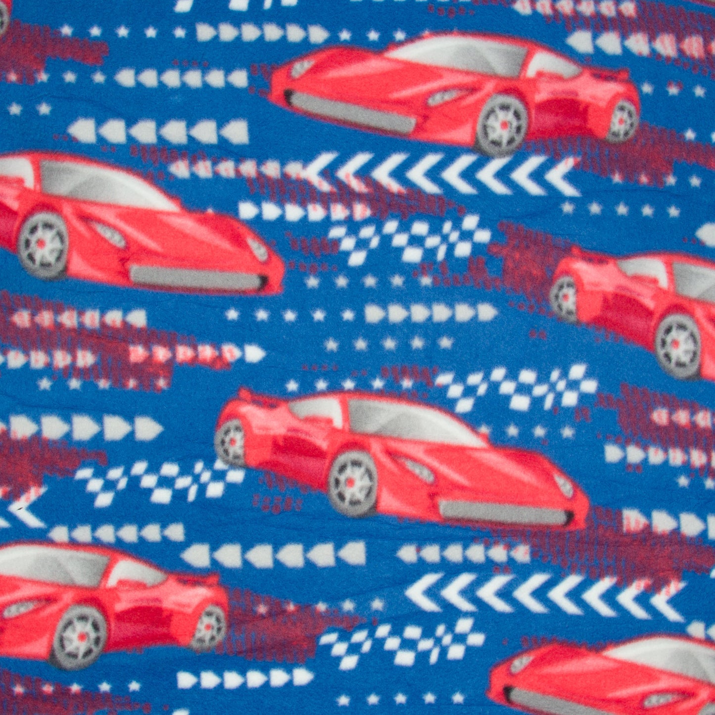 Printed Polar Fleece Le Mans