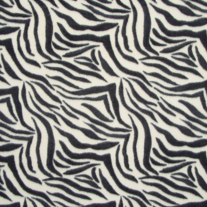 Printed Polar Fleece White Tiger