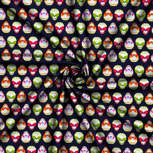 Cotton Quilting Des.P752 Navy - Ragland Fabrics