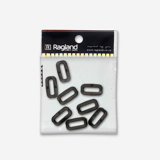 Rectangle 20mm Plastic (Pack of 8)