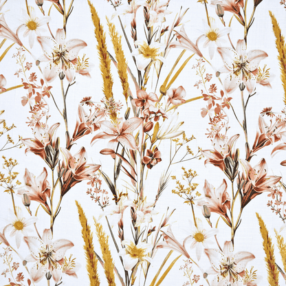Reddington Linen Peach Lilly - Ragland Fabrics
