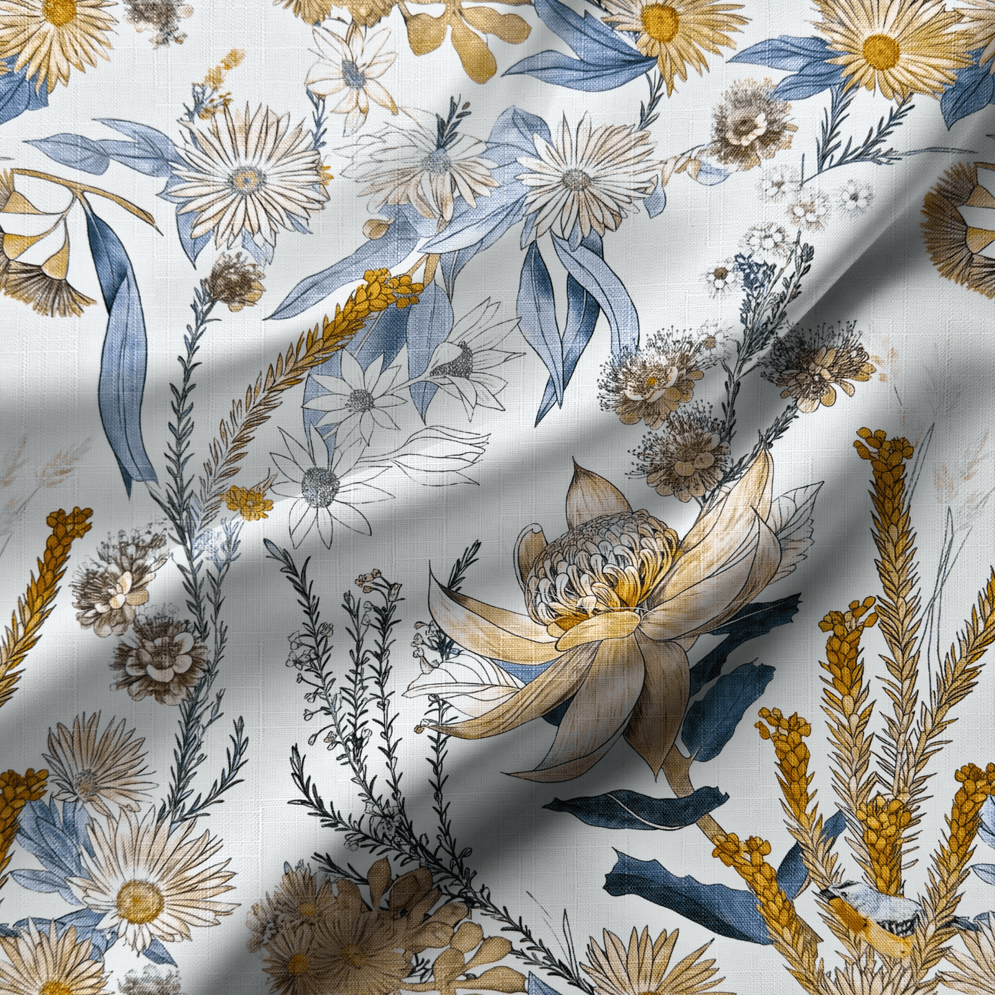 Reddington Linen Acacia - Ragland Fabrics
