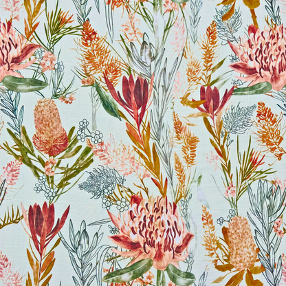 Reddington Linen Protea Passion Linen - Ragland Fabrics