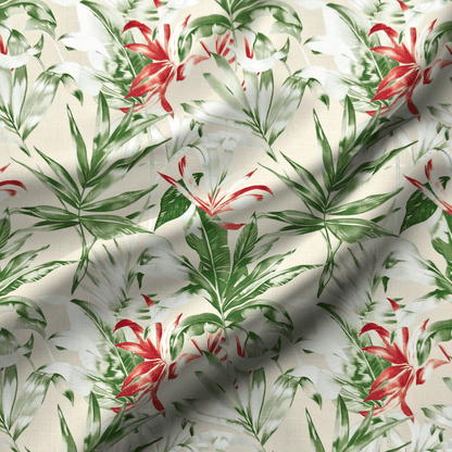 Reddington Linen Botanical Beige - Ragland Fabrics