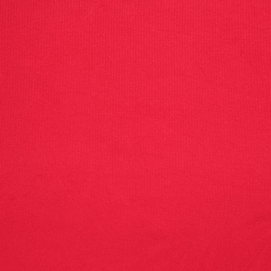 Rib Jersey Knit Red 1m wide