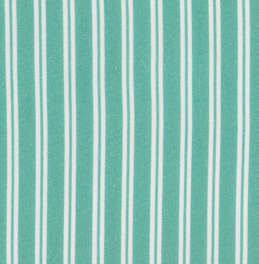 Cotton Lycra Printed Aqua Stripe