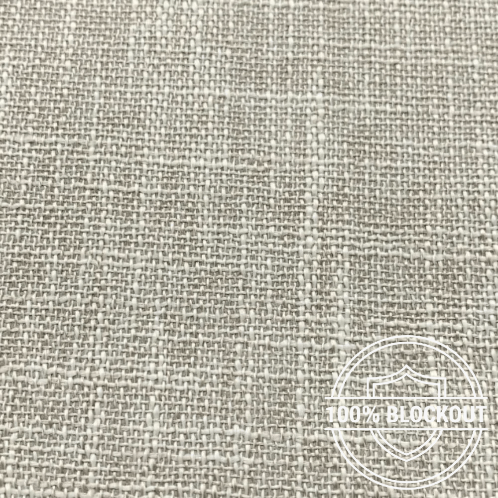 Orient Linen Look Curtaining Soap Stone