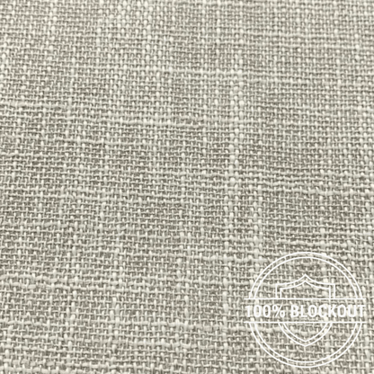 Orient Linen Look Curtaining Soap Stone