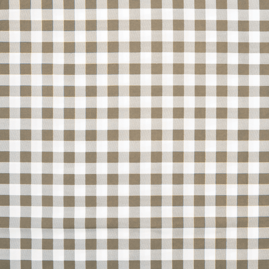 Printed Mini Matt Check Stone - 240cm - Ragland Fabrics
