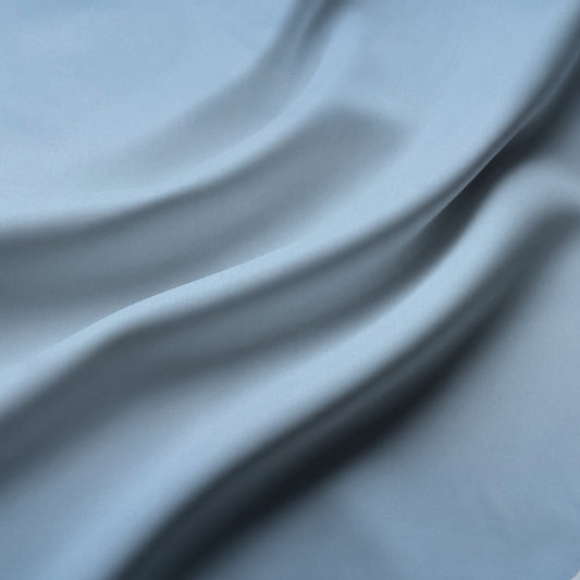 Milano Stretch Satin Powder Blue 18 - Ragland Fabrics