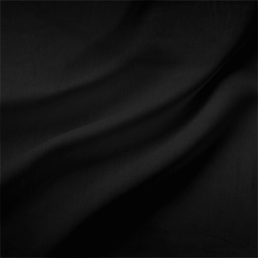 Milano Stretch Satin Black 1 - Ragland Fabrics
