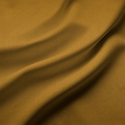 Milano Stretch Satin Burnt Yellow 34 - Ragland Fabrics