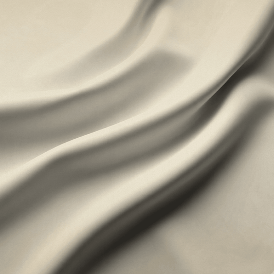 Milano Stretch Satin Parchment 37 - Ragland Fabrics