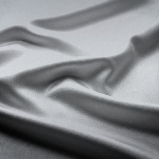 Milano Stretch Satin Silver #53