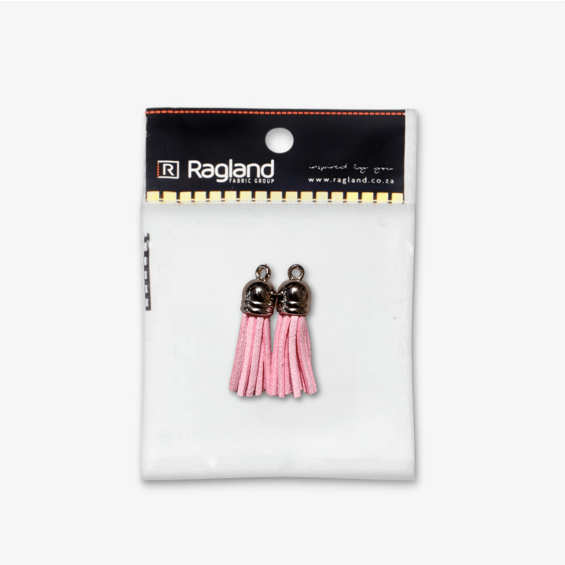 Tassel Suede Baby Pink - Ragland Fabrics