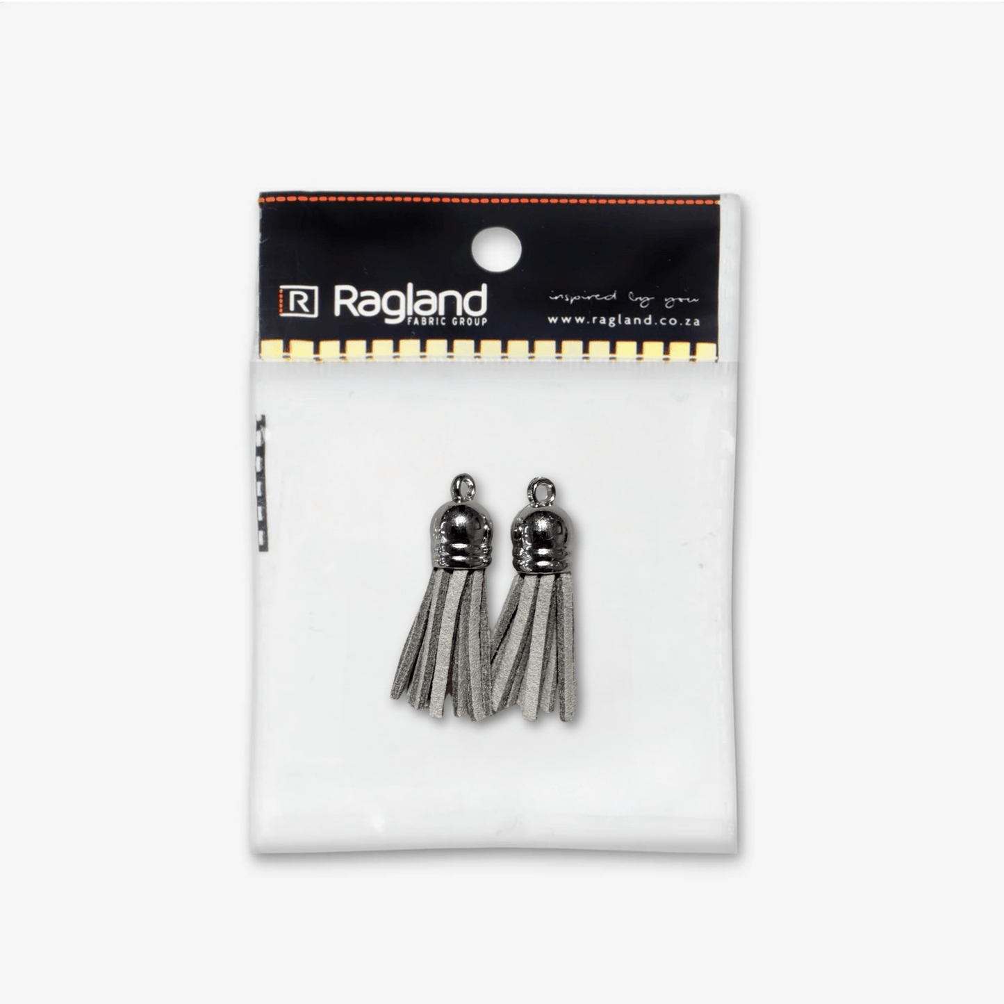 Tassel Suede Grey - Ragland Fabrics