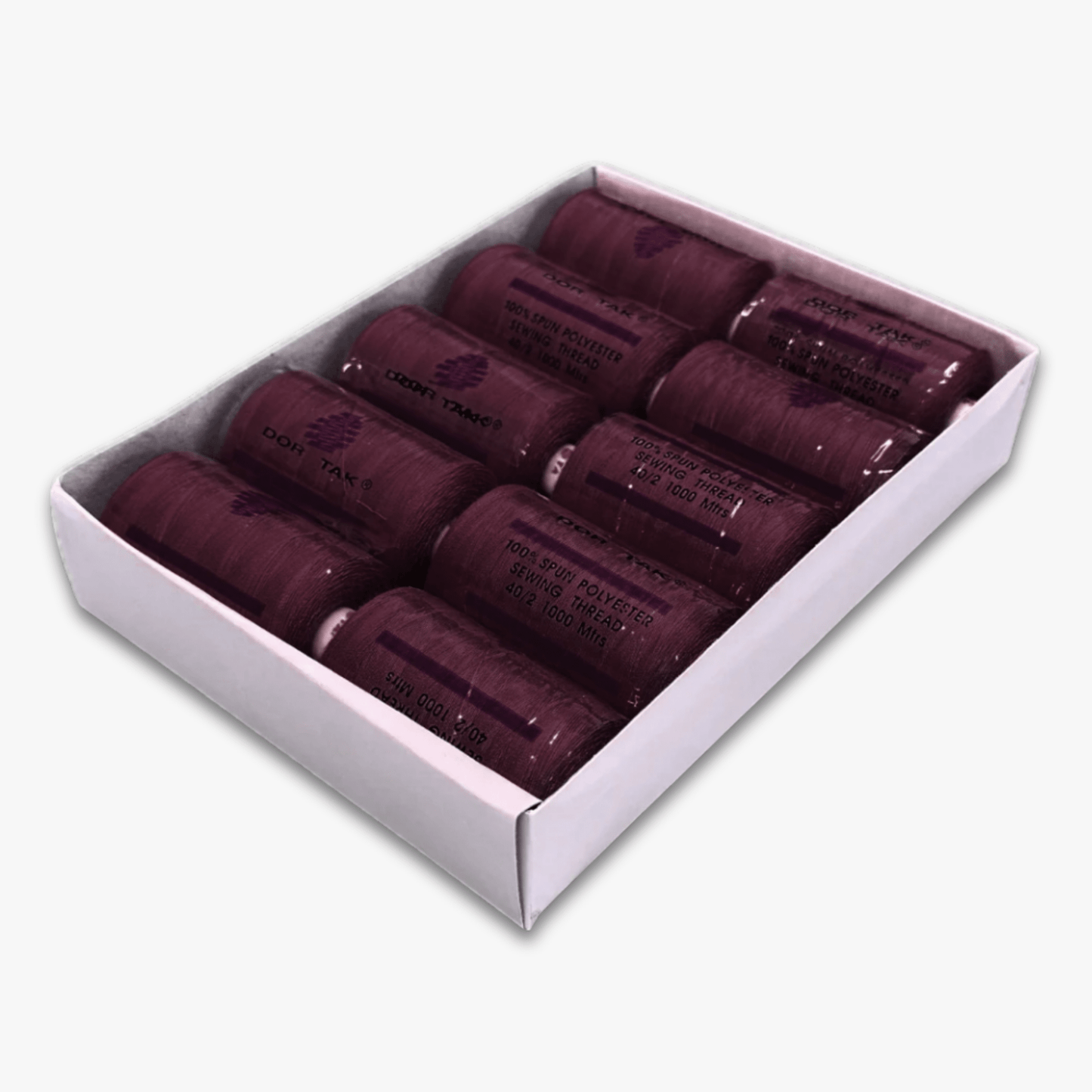 Thread 1000met Reel Maroon 666 - Ragland Fabrics