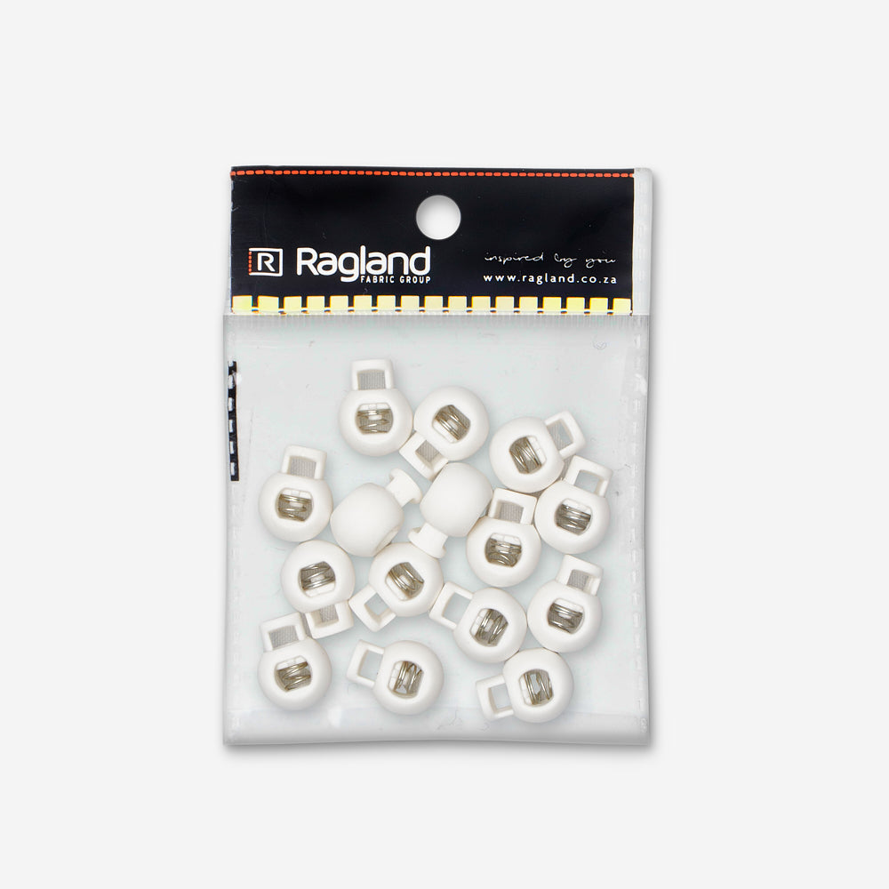 Toggles Round Single Hole White (15)