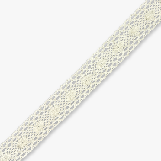 Lace Torchon Off-White 40mm #27