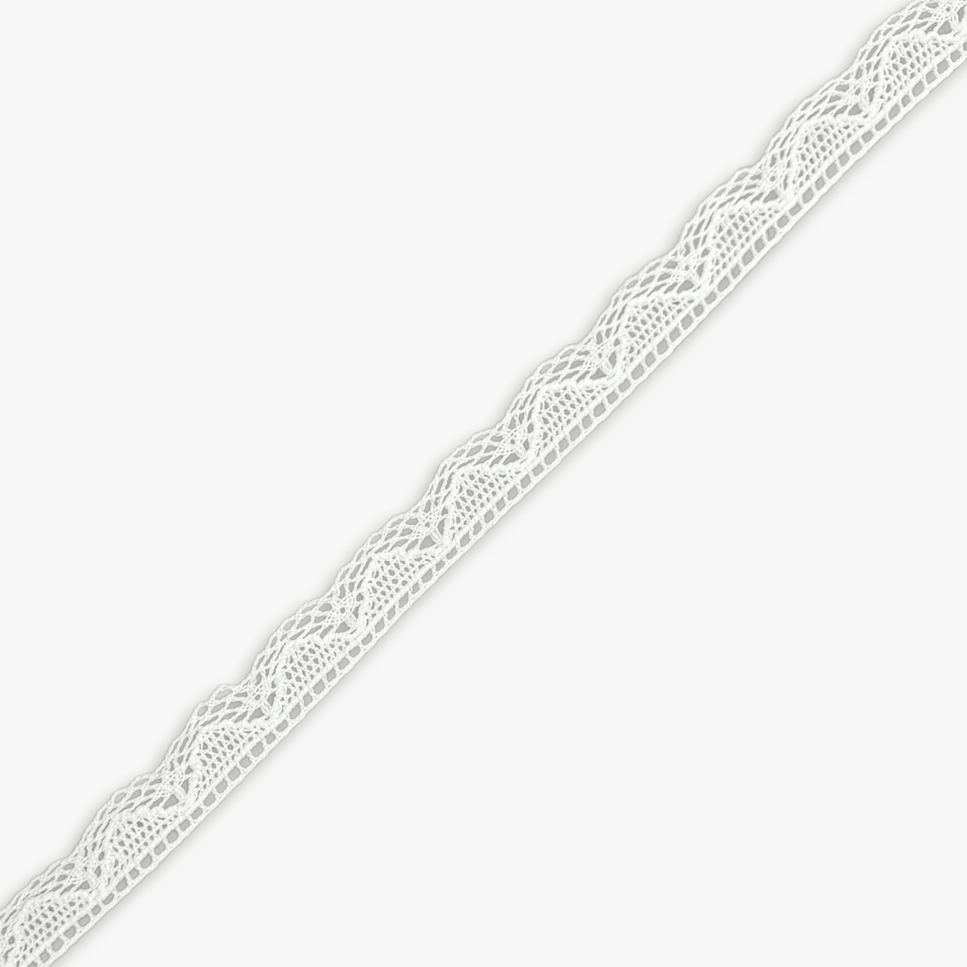 Lace Torchon White 25mm 20 - Ragland Fabrics